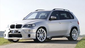 Превью обои bmw x5, серый, авто