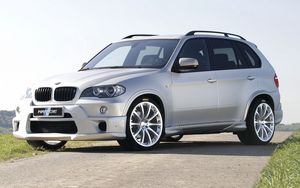 Превью обои bmw x5, серый, авто