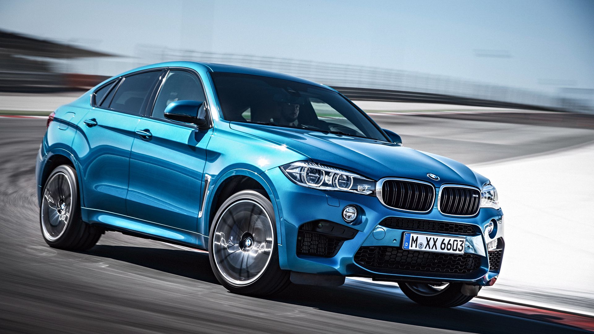 Скачать 1920x1080 bmw x6, bmw, синий, скорость, вид сбоку обои, картинки  full hd, hdtv, fhd, 1080p