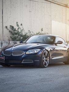 Превью обои bmw, z4, avant garde, черный, вид сбоку