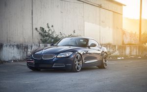 Превью обои bmw, z4, avant garde, черный, вид сбоку