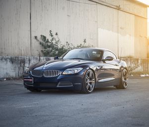 Превью обои bmw, z4, avant garde, черный, вид сбоку