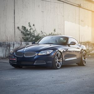 Превью обои bmw, z4, avant garde, черный, вид сбоку