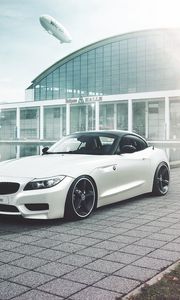 Превью обои bmw, z4, дирижабль, вид сбоку, авто