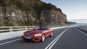 Превью обои bmw, z4, кабриолет, поворот