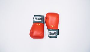 Превью обои боксерские перчатки, бокс, спорт, минимализм