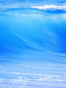 Превью обои большая, голубая, волна, море