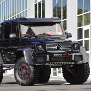 Превью обои brabus, b63s, mercedes-benz, g-class, 6x6