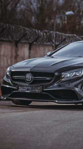 Превью обои brabus s-class, brabus, авто, черный