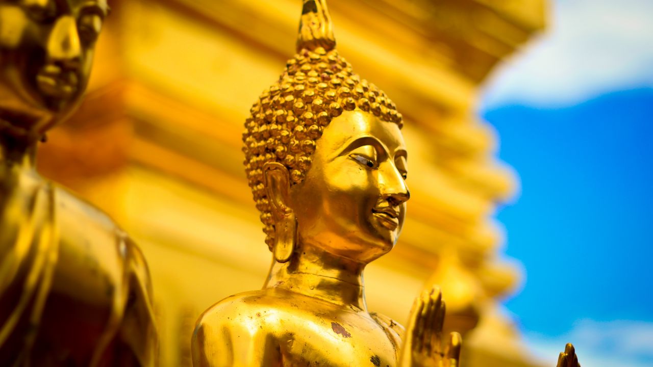 Обои будда, статуя, буддизм, религия, таиланд