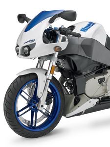 Превью обои буэлл, мотобайк, синий, buell xb12r