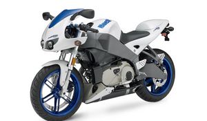 Превью обои буэлл, мотобайк, синий, buell xb12r