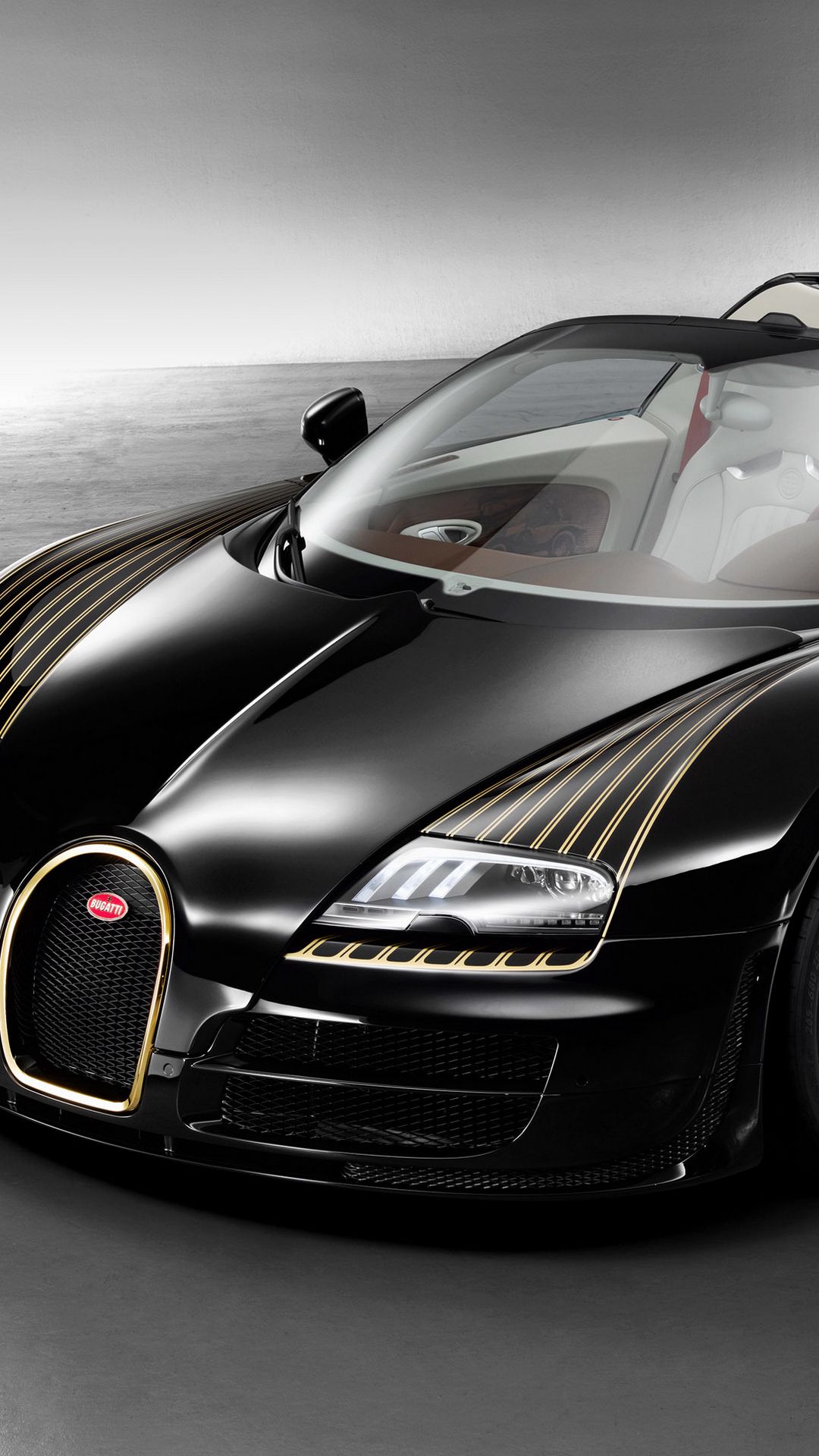 Скачать 1080x1920 bugatti veyron, black bess, w16 обои, картинки samsung  galaxy s4, s5, note, sony xperia z, z1, z2, z3, htc one, lenovo vibe