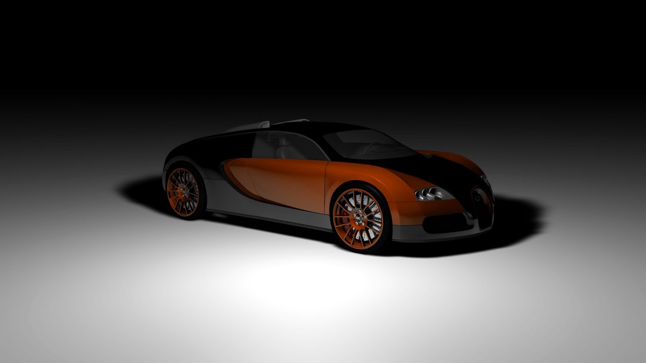 Обои bugatti, veyron, концепт, авто, вид сбоку, тень