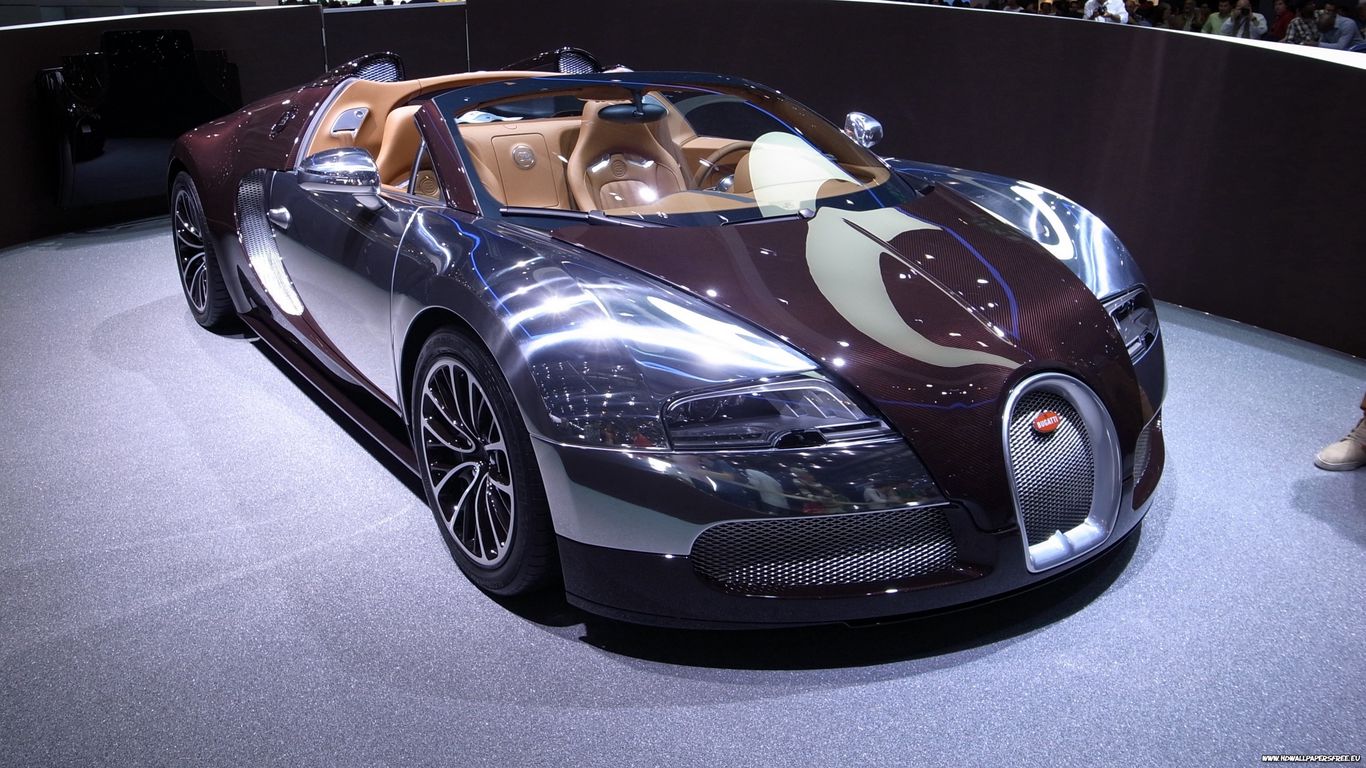 Скачать 1366x768 bugatti, veyron, спорт, машина обои, картинки планшет,  ноутбук