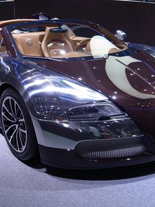 Превью обои bugatti, veyron, спорт, машина