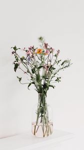 Превью обои букет, цветы, ваза, композиция, эстетика