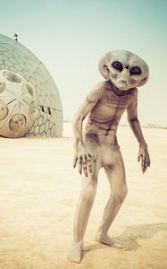 Превью обои burning man, сша, невада, блэк-рок