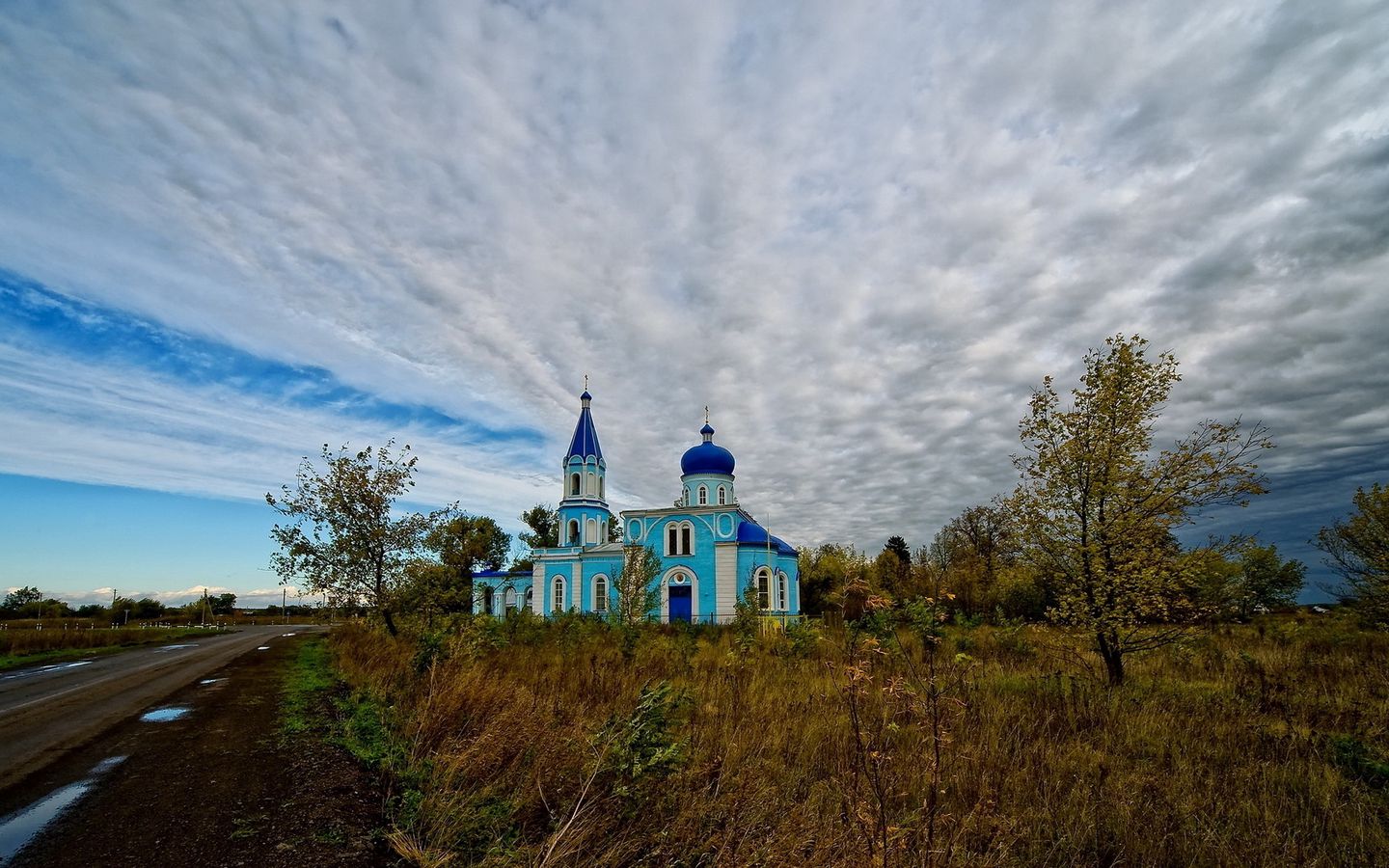 Церковь небо облака