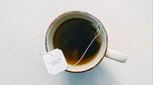 Превью обои чашка, надпись, чай, мотивация, чаепитие, доброта