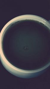Превью обои чашка, темный фон, кофе