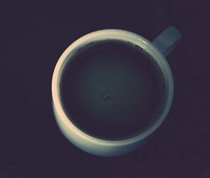 Превью обои чашка, темный фон, кофе