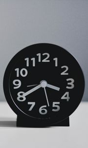 Превью обои часы, будильник, время, числа, белый