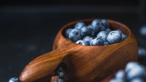 Превью обои черника, ягода, фрукт, посуда