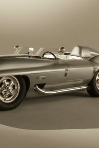 Превью обои chevrolet, corvette, stingray, concept car, 1959