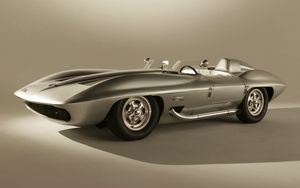 Превью обои chevrolet, corvette, stingray, concept car, 1959