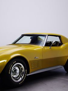 Превью обои chevrolet, corvette, stingray, c3, 1970