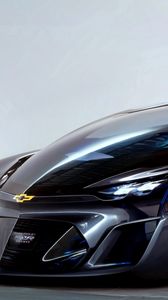 Превью обои chevrolet, fnr, концепт, 2015, вид сбоку, суперкар