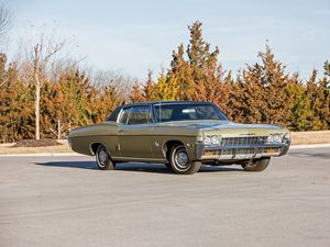 Превью обои chevrolet, impala ss, 1968, купе, вид сбоку