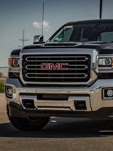 Превью обои chevrolet silverado, chevrolet, автомобиль, внедорожник, вид спереди