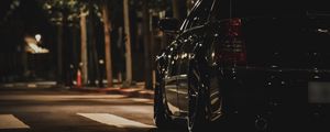 Превью обои chrysler 300c, автомобиль, черный