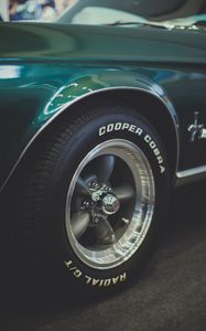 Превью обои cooper cobra, машина, колесо, шина