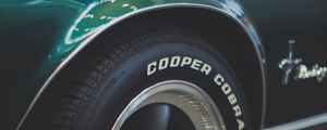 Превью обои cooper cobra, машина, колесо, шина