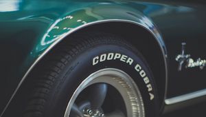 Превью обои cooper cobra, машина, колесо, шина