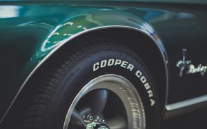 Превью обои cooper cobra, машина, колесо, шина