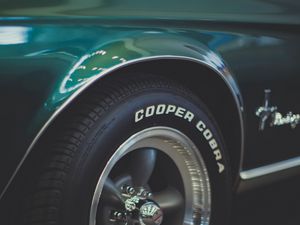 Превью обои cooper cobra, машина, колесо, шина