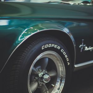 Превью обои cooper cobra, машина, колесо, шина