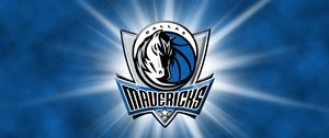 Превью обои dallas mavericks, баскетбол, логотип