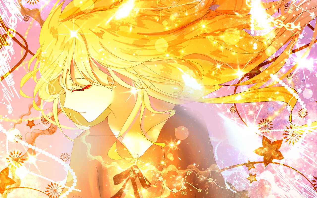 Anime Glow Art желтый