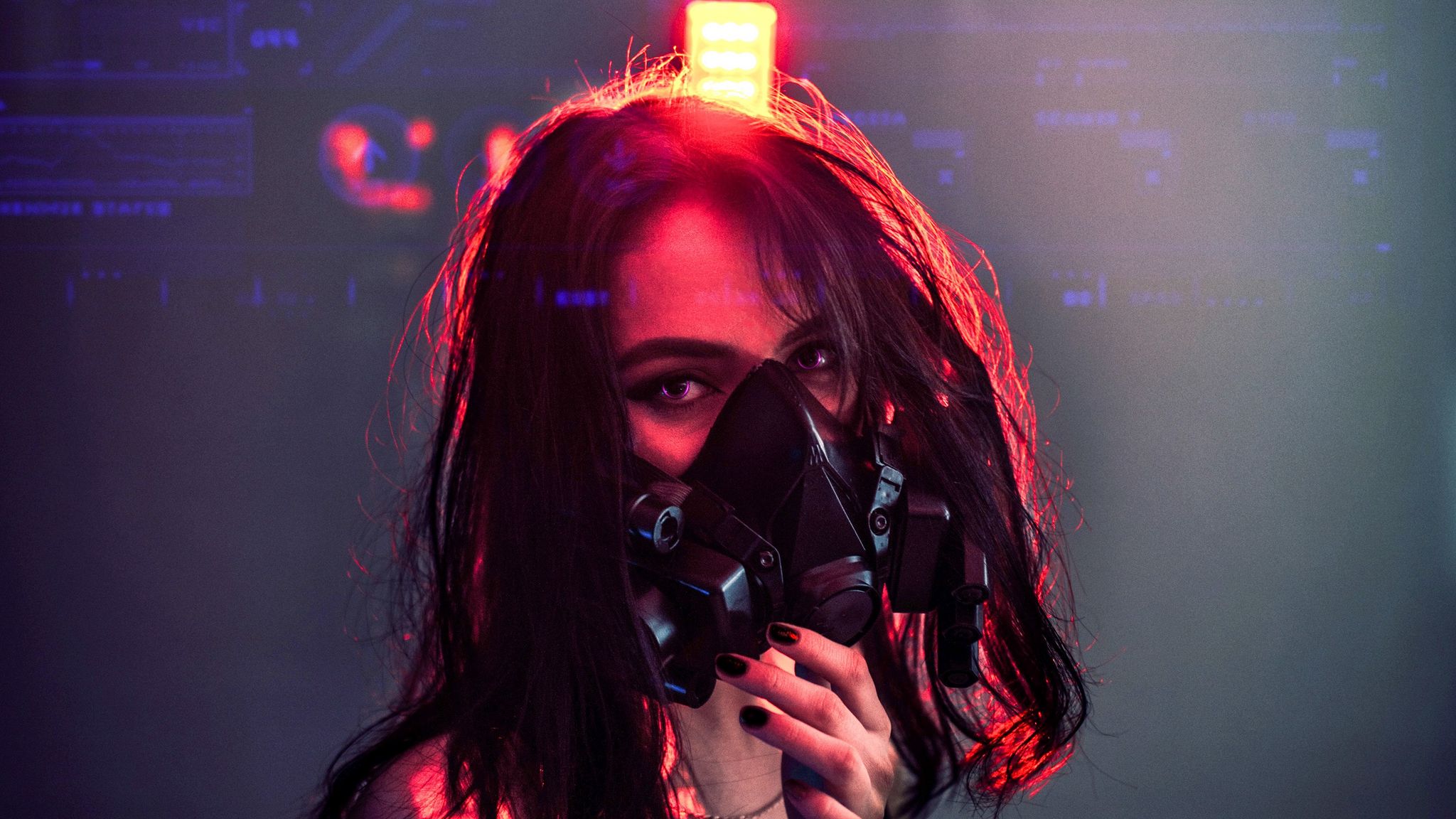 Cyberpunk girl wallpaper engine фото 35
