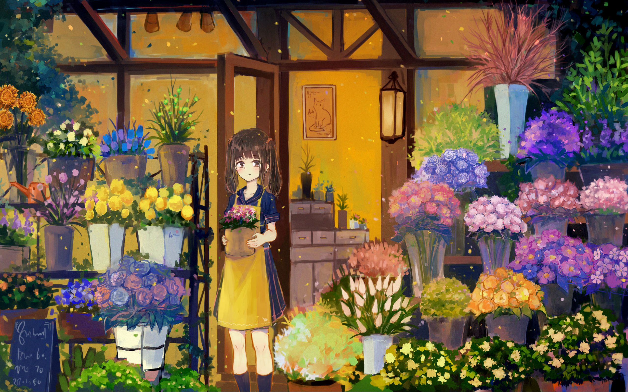 Цветочный магазин арт