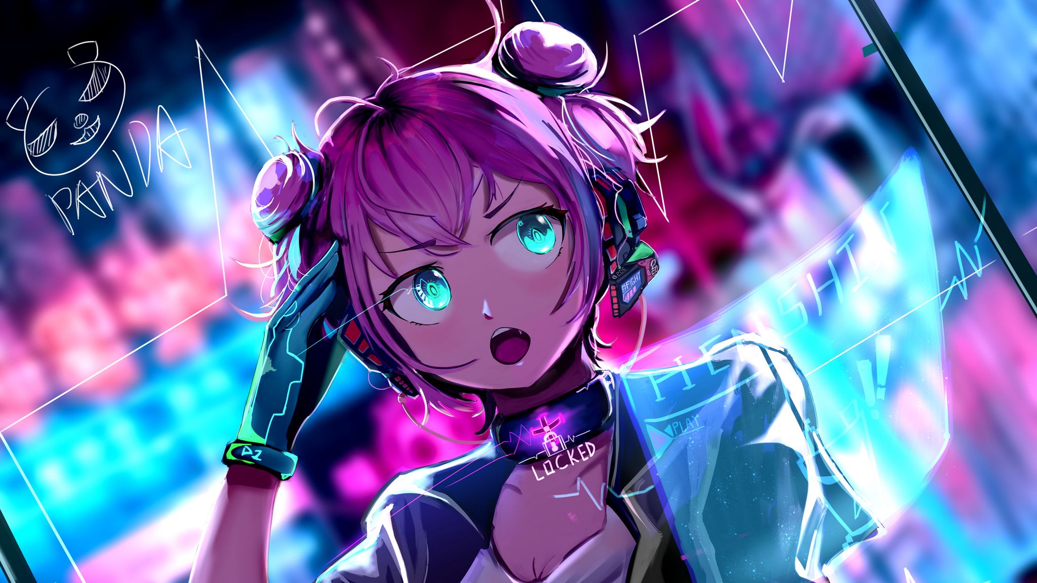 Anime cyberpunk wallpaper фото 67