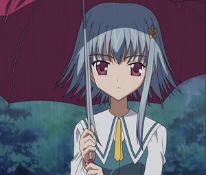 Превью обои девушка, зонт, дождь, грусть