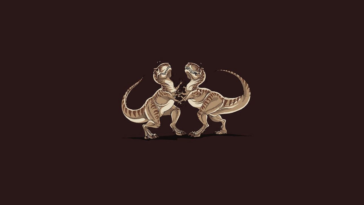 Обои динозавр, животное, рисунок