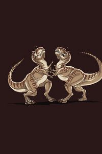 Превью обои динозавр, животное, рисунок
