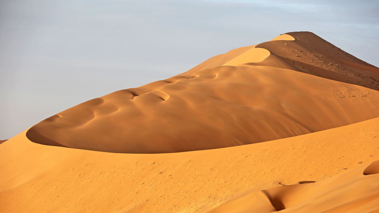 Обои дюна, песок, рельеф, пустыня